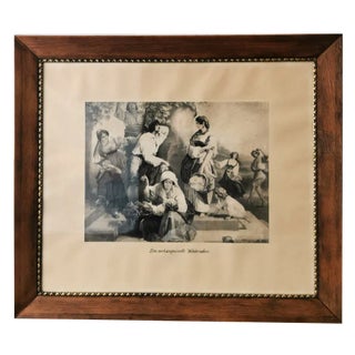 The Fateful Reunion, 19th Century, Engraving, Framed For Sale