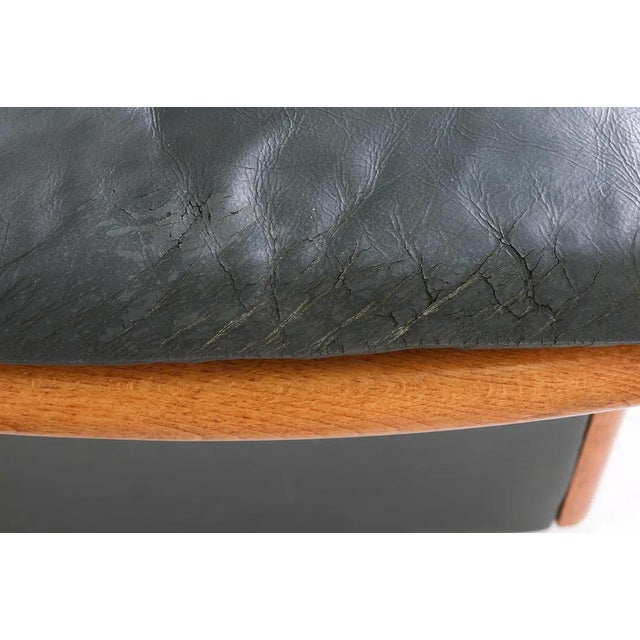 Late 20th Century Ekornes Leather Eldorado Lounge Chair & Ottoman For Sale - Image 13 of 16