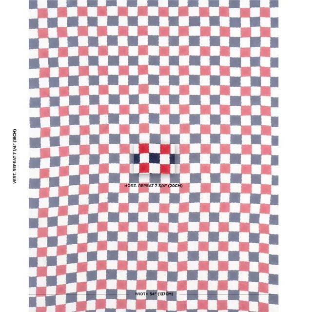 Designed in the UK and block printed by hand in India, Molly Mahon's Chequer is a soft geometric that layers beautifully...