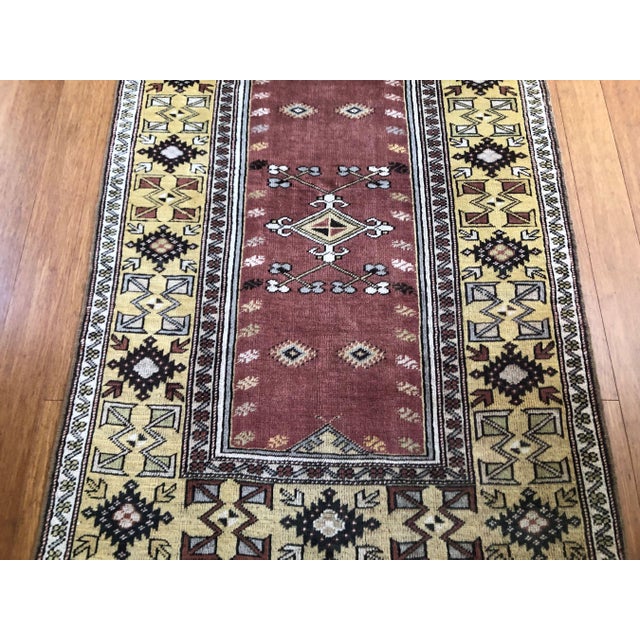 Turkish Vintage Turkish Rug: 1970s Prayer Design | 3'10"x6'9" For Sale - Image 3 of 5