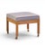 Founders Style Mid Century Oak Rolling Upholstered Stools - Pair For Sale In Chicago - Image 6 of 11