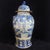 Chinese Pair of Large Chinese Blue & White Porcelain General Jars With Tiger Handles For Sale - Image 3 of 9