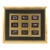 e.j. Gold Framed Collage of 9 Mini Pastel Drawing Compositions For Sale