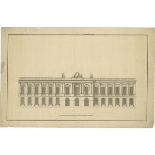 Blaeu, Architectural Study, Early 1700s, Print For Sale
