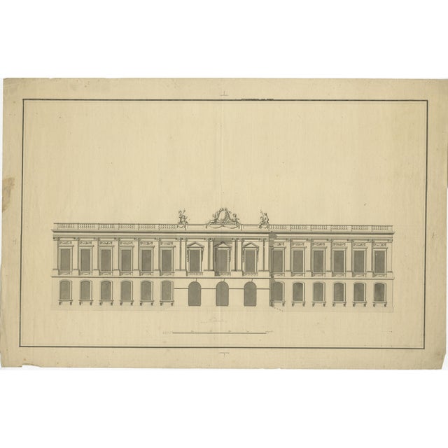 Blaeu, Architectural Study, Early 1700s, Print For Sale