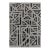 Rug & Kilim’s Art Deco Style Modern Rug in Gray, Black Geometric Pattern For Sale