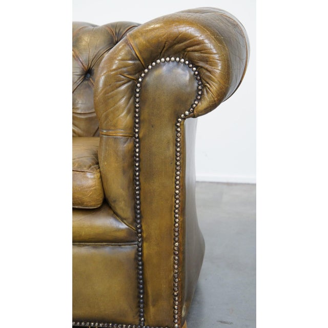 Chesterfield Sofa in Leather For Sale - Image 9 of 18