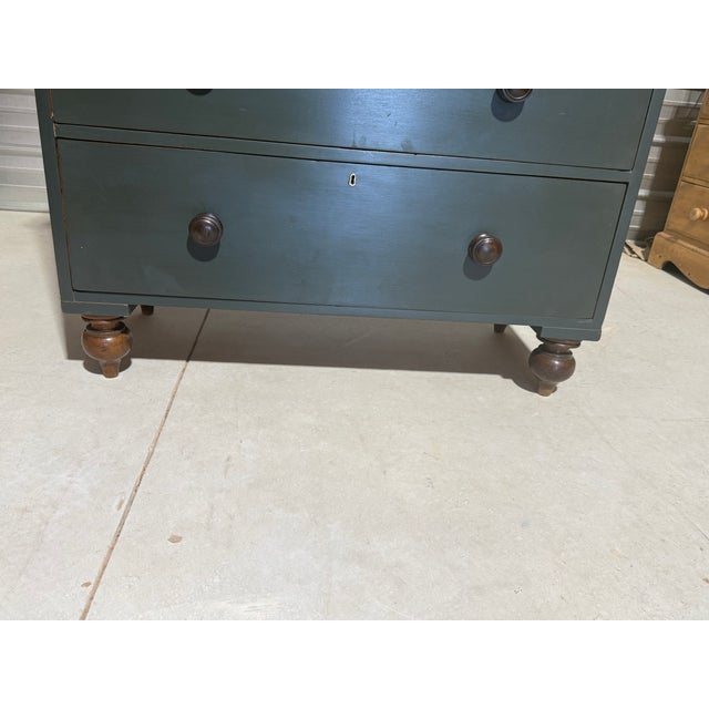 Antique Two Over Three Drawers - Painted Chest of Drawers From England For Sale - Image 17 of 18