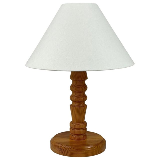 Pine Table Lamp, Sweden, 1970s For Sale - Image 12 of 12