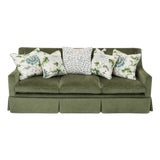 Mid 20th Century Reupholstered Att George Smith Sofa For Sale
