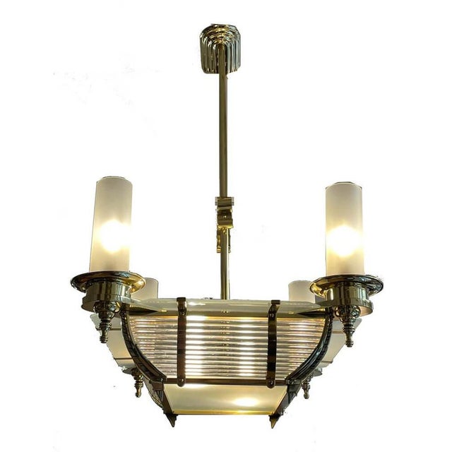 Art Déco Ceiling Lamp Petitot, 1930s For Sale - Image 8 of 15