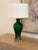 Emerald Green Vintage Murano Lamps With Iridescent Glass Swirl Effect For Sale - Image 11 of 12