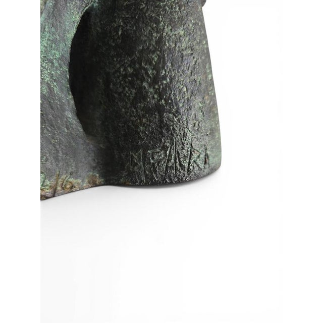 Montserrat Faura, Abstract Bronze Head, 1970, Bronze For Sale - Image 10 of 15