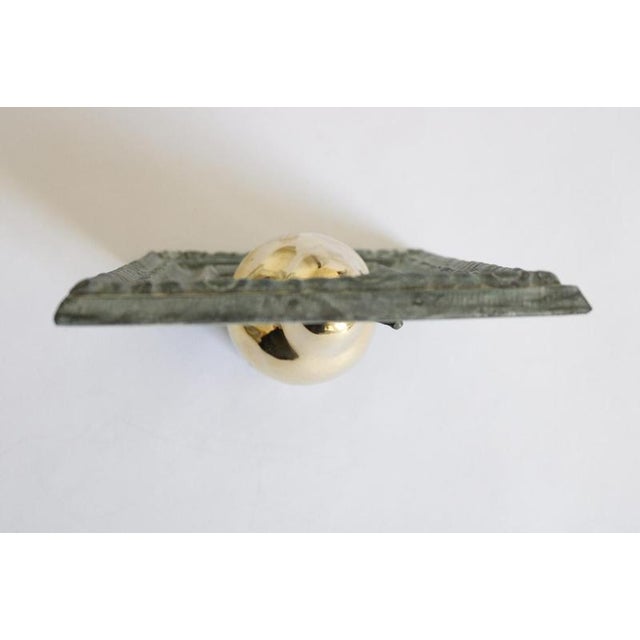 Gold After Concetto Pozzati, Postmodern Abstract Sculpture, 1980s, Bronze For Sale - Image 8 of 18