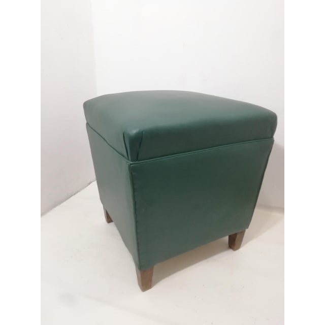 Vintage Ottomans by Gaetano Borsani, Italy, 1950s, Set of 2 For Sale - Image 4 of 10