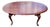 Pennsylvania House Solid Cherry Coffee Table Queen Anne Oval Vintage Cocktail For Sale