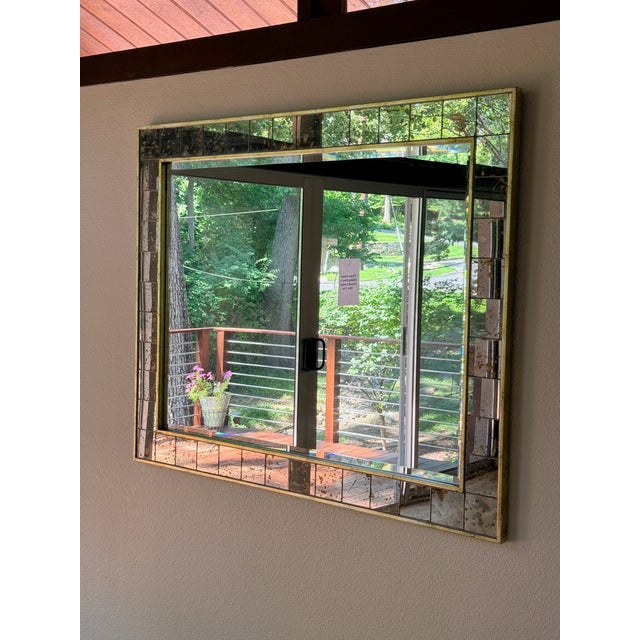 Antique Faceted Mirror For Sale In Washington DC - Image 6 of 15