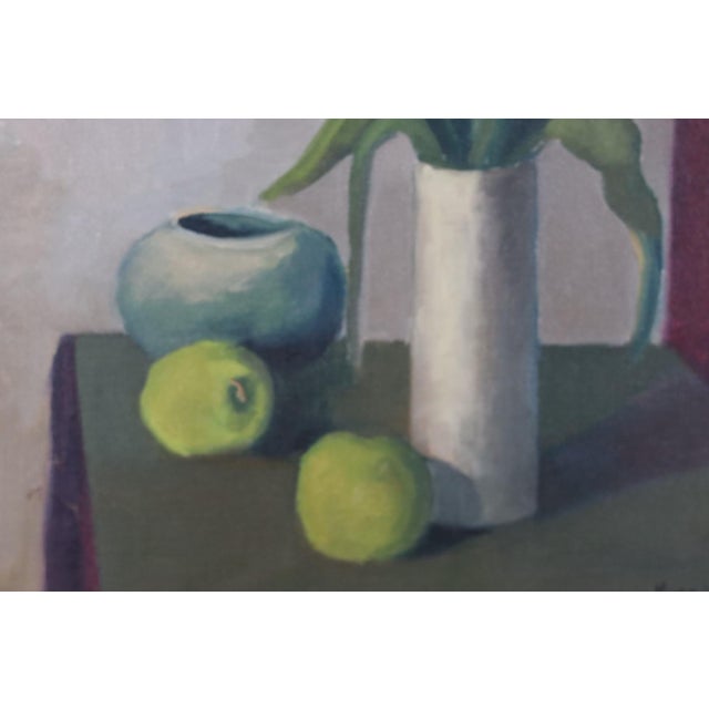 Hugo Olsson, Fruit and Flowers, 1950s, Oil on Canvas, Framed For Sale - Image 7 of 17