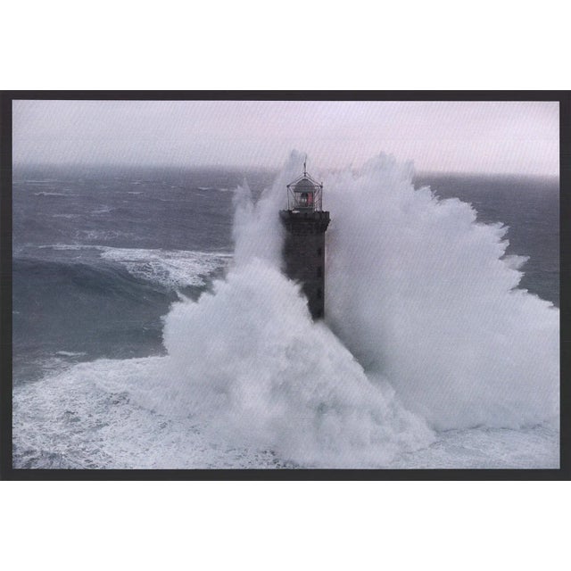 Late 20th Century Jean Guichard 'Phares Dans la Tempete - Kereon (Sm)' Contemporary Offset Lithograph For Sale - Image 5 of 5