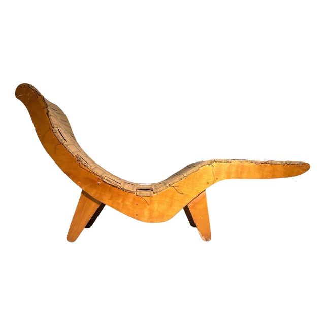 Klaus Grabe Vintage Lounge Chair in Birch For Sale