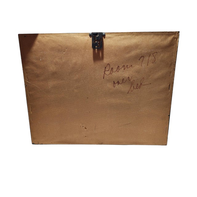 Framed “Dames De Paris” Lithograph – Mid-Century Reproduction of 18th-Century Fashion Illustration 23.5″ W × 18″ H × 0.5″ D For Sale - Image 4 of 5