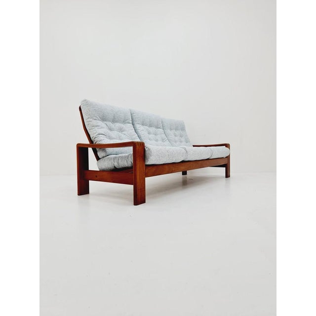 Wood Mid-Century Sofa in Teak by EMC, 1960 For Sale - Image 7 of 11