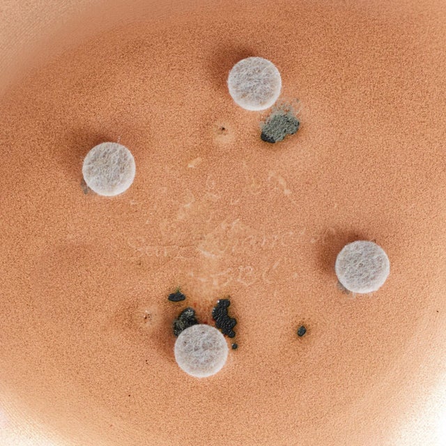 Copper Red Enameled Plate by Win Ng For Sale - Image 9 of 10