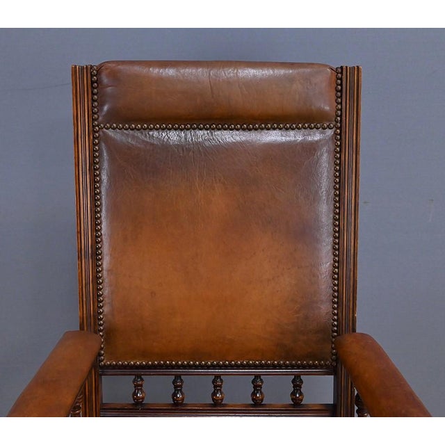 Early 20th Century Mahogany Rocking Chair, England For Sale - Image 5 of 18
