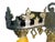 1927 Spanish Revival Semi Flush Chandelier With Original Polychrome Finish For Sale - Image 12 of 14