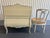 Vintage La Barge Hand Painted Blue and White French Secretary Desk and Chair For Sale - Image 10 of 11