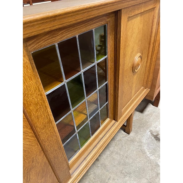 Danish Scandinavian Oak Tall Cabinet or Sideboard For Sale - Image 10 of 10