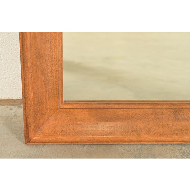 Ethan Allen Early American Carved Solid Maple Framed Mirror For Sale In South Bend - Image 6 of 10