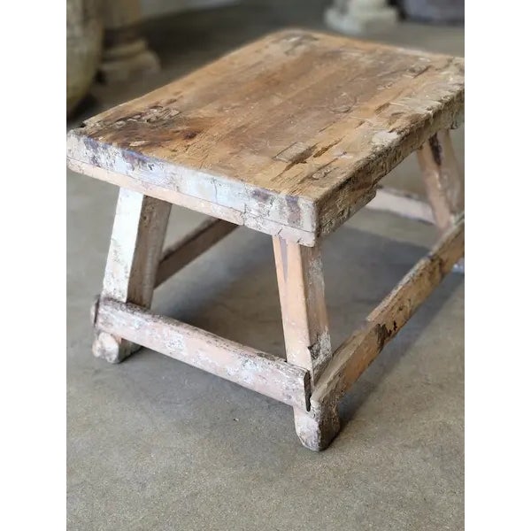 Beautiful 19th Century Wood Table from France 19.5” H x 28” L x 20.5” D