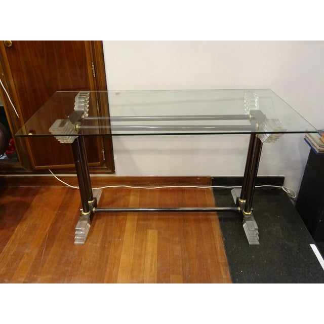 Vintage Methacrylate Console Table For Sale - Image 14 of 14