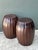 Vintage Glazed Ceramic Glazed Low Stools - A Pair For Sale - Image 10 of 12
