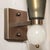 Gray Modernist Hand-Blown Smoked Gray Murano Glass Conical Sconces With Orbital Drop For Sale - Image 8 of 15