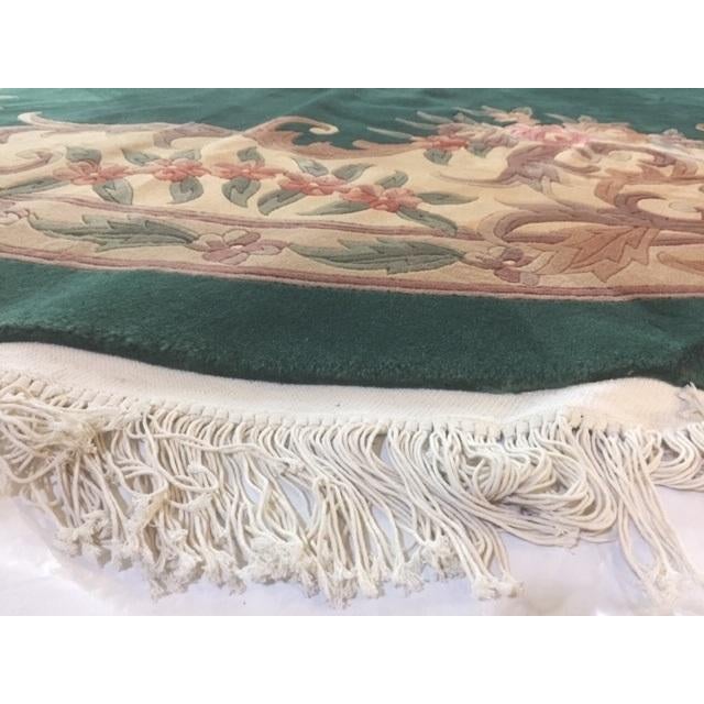1970s 1970s Round Chinese Rug , 12' X 12' For Sale - Image 5 of 7