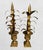 1970s Vintage Massive Gold Gilt Metal Tole Chelsea House Style Potted Palm Tree Urn Room Decor- a Pair For Sale - Image 5 of 8