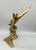 Oversized Vintage Brass Double Dolphin Figure For Sale - Image 11 of 11