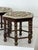 Scandinavian Modern Needlepoint Tapestry Stools with Bobbin-Turned Legs, 1950s For Sale - Image 5 of 11