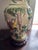 Chinoiserie Vintage Chinese Famille Verte Style Figural Porcelain Vase Lamp For Sale - Image 3 of 4