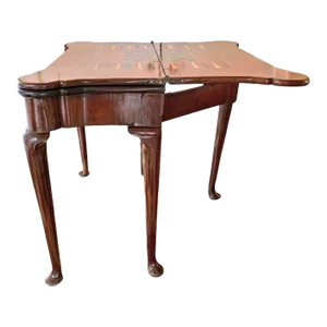 Antique English George II Triple Top Games Table