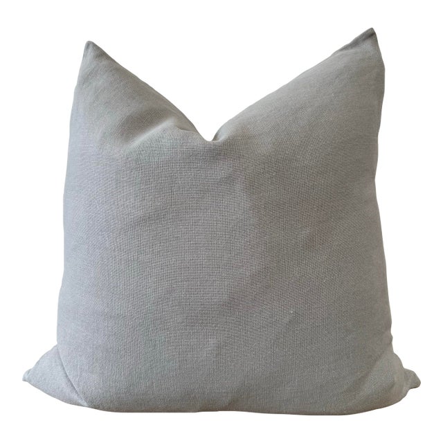 100% Linen Made in Belgium Fog Linen Pillow Cover For Sale