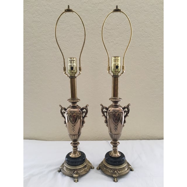 Vintage Rembrandt Table Lamps A Pair