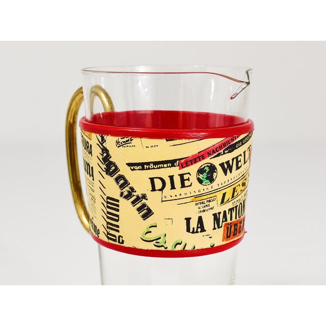 Midcentury Glass Pitcher by Carl Auböck, Austria, 1950s For Sale - Image 12 of 15