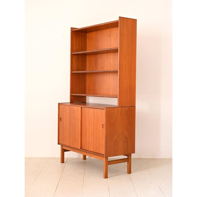 Vintage Bookcase with Doors, 1960s For Sale - Image 3 of 10