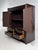 Wood Vintage Storage Unit in Dark Oak, 1970s For Sale - Image 7 of 8