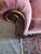 Vintage Hollywood Regency Style Carved Wood Pink Upholstered Loveseat For Sale - Image 15 of 15