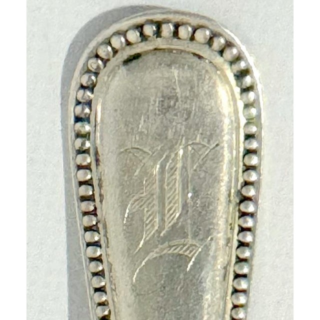 Collection of Antique Sterling Tablespoons- Set of 4 For Sale - Image 9 of 9
