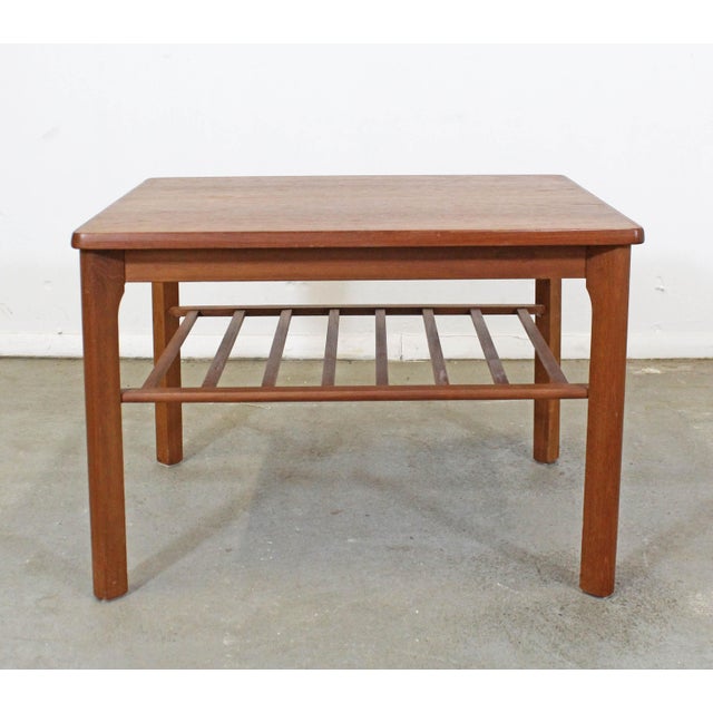 MidCentury Danish Modern Toften Mobelfabrik Teak End/Side Table Chairish